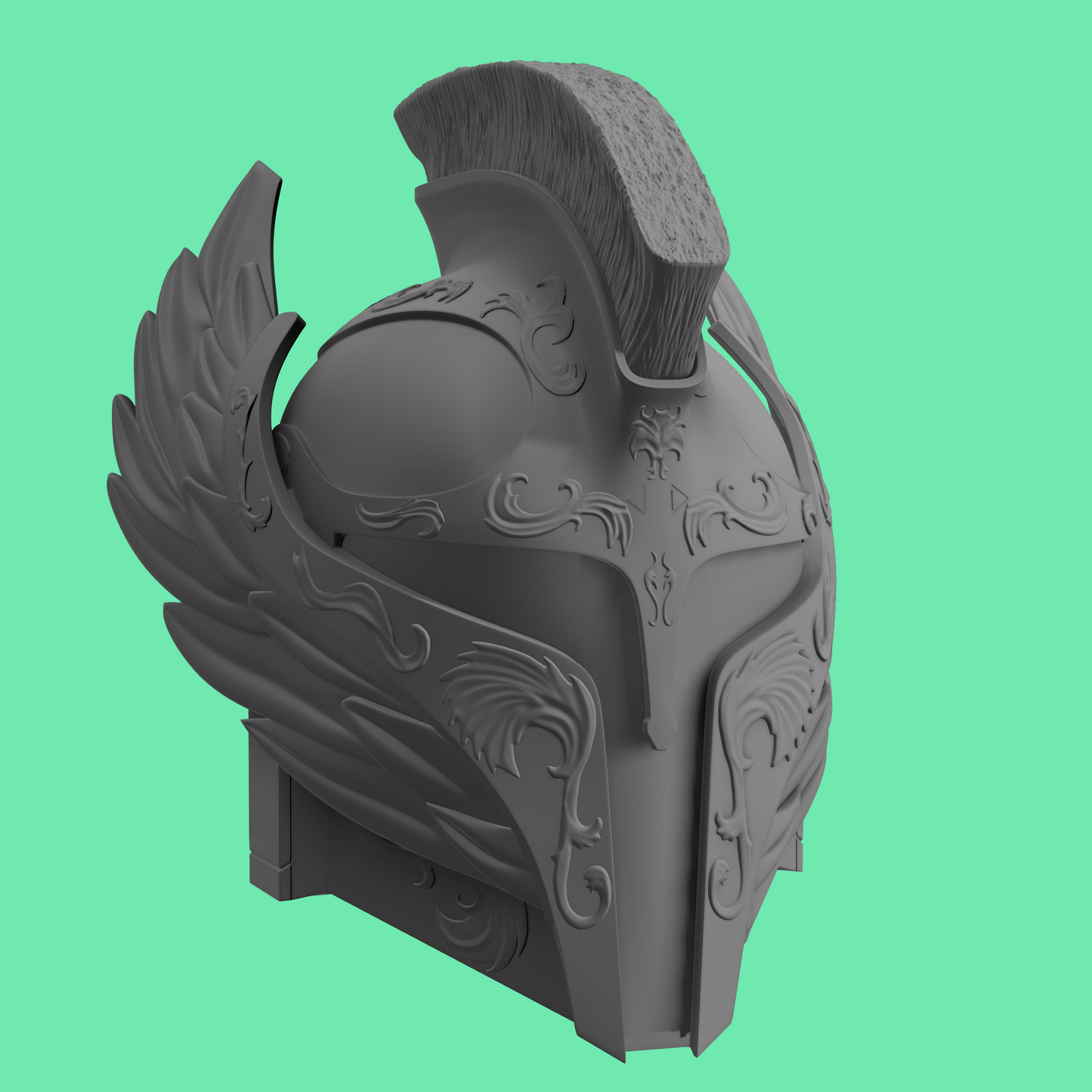 Angelic Mandalorian Helmet