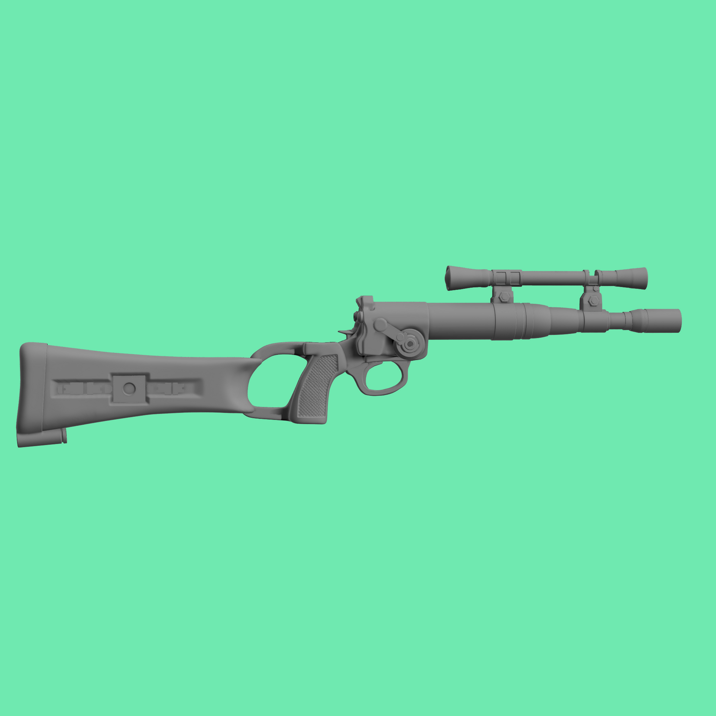 Boba Fett Comic Rifle