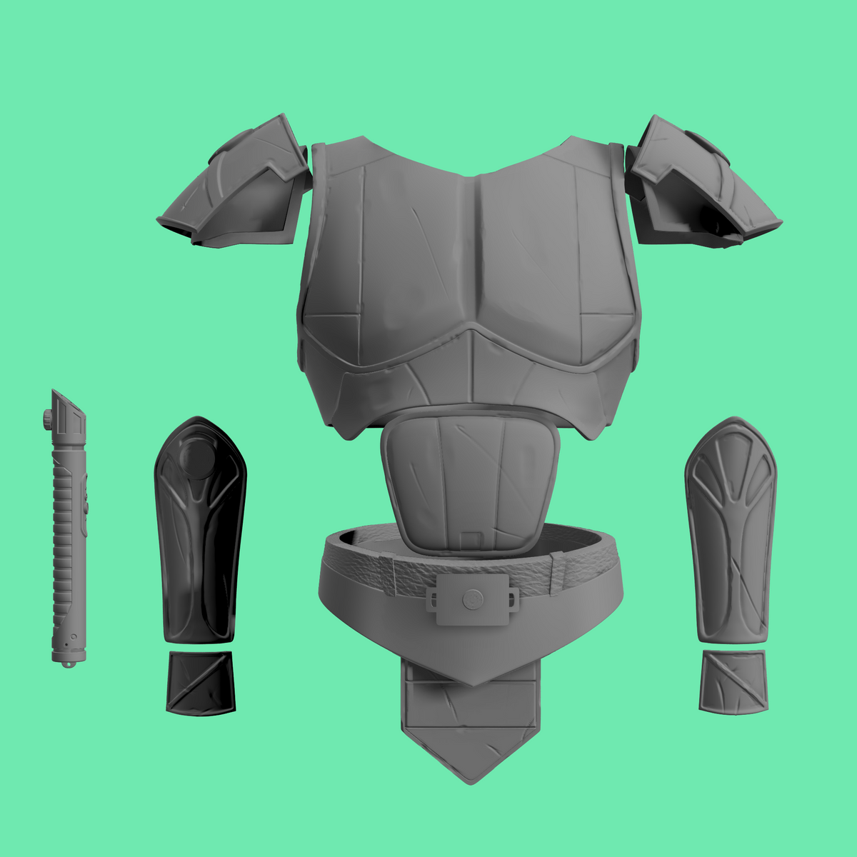 Imperial Jedi Knight Armor - Dark Horse Comics Royal Guard