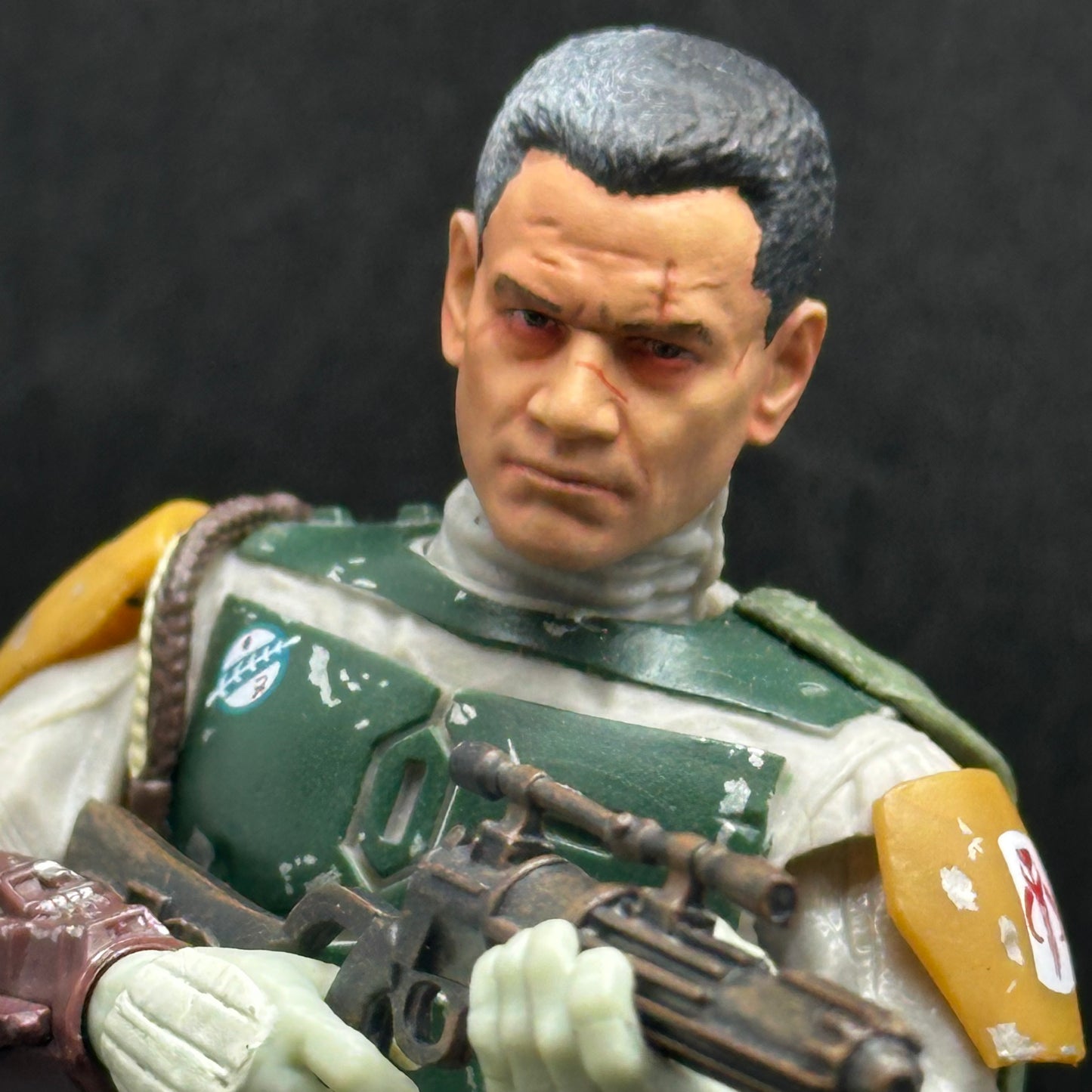 Boba Fett Scarred Head Sculpt