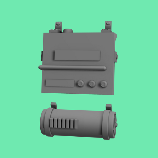 Clone Trooper Backpack Attachments