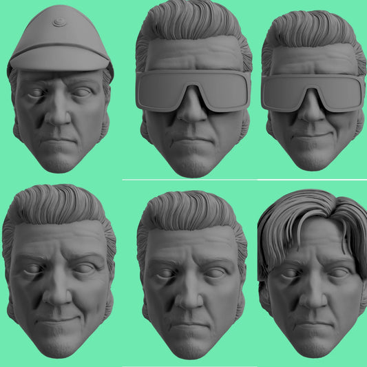 Cassian Andor Head Variants