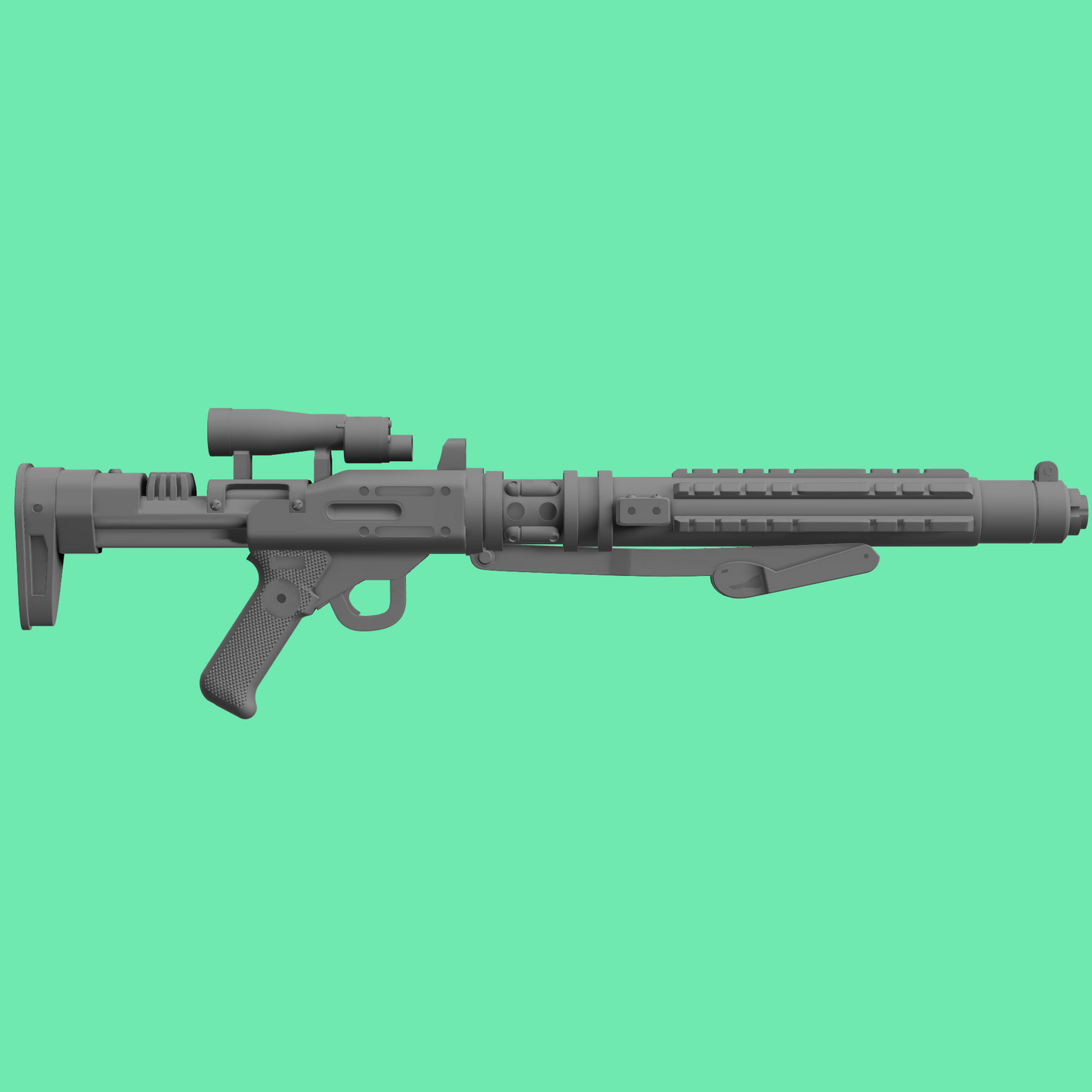 Imperial Armored Commando Blaster Rifle