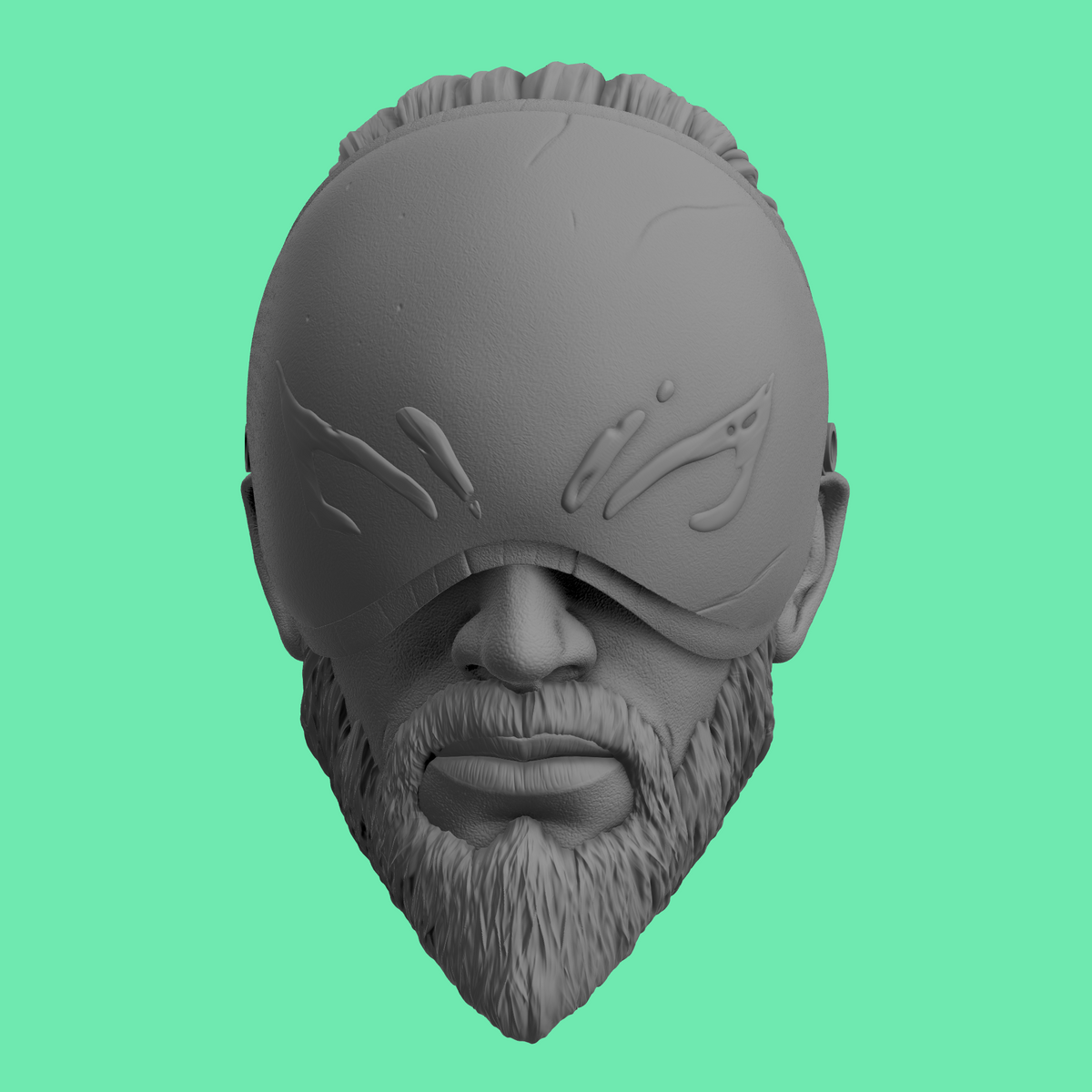 Kanan Jarrus Realistic Head sculpts
