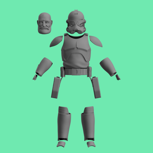 Animated Old Man Captain Rex