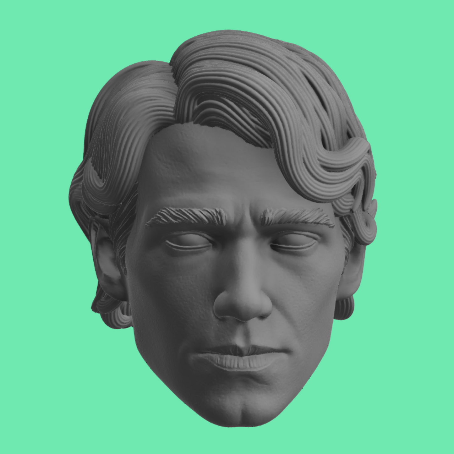 Anakin Realistic Clone Wars Head Sculpt