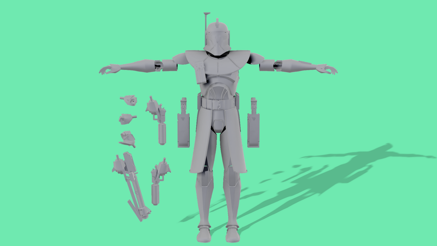 Clone Wars 2003 Animated Arc Trooper