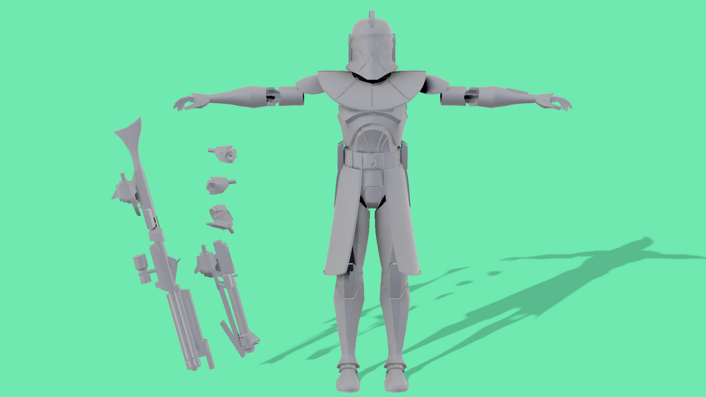 Clone Wars 2003 Animated Arc Trooper