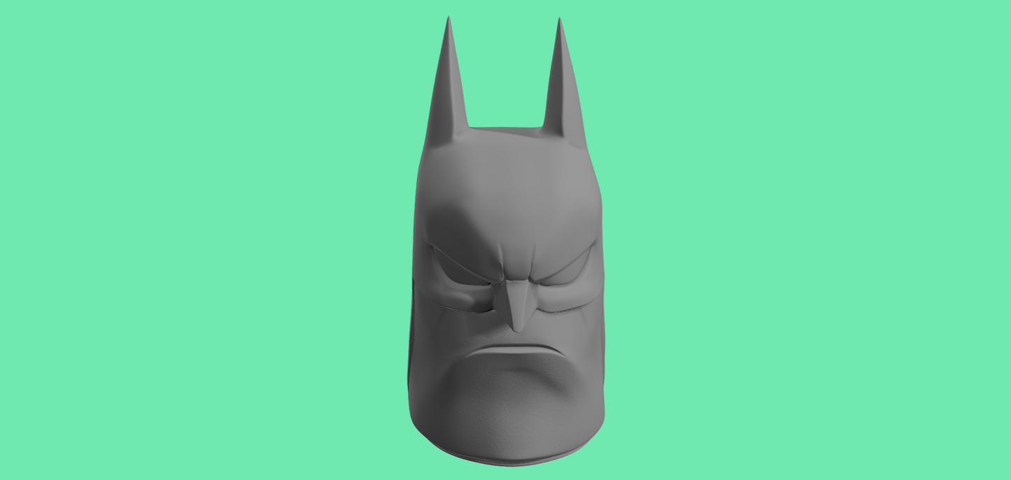 Batman Animated Comic Head Sculpts