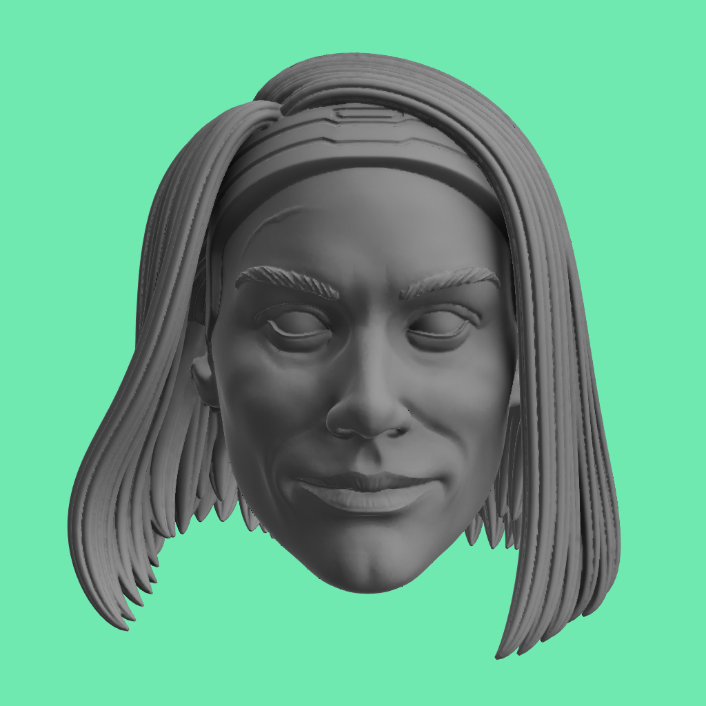 Bo Katan Realistic Head Sculpts