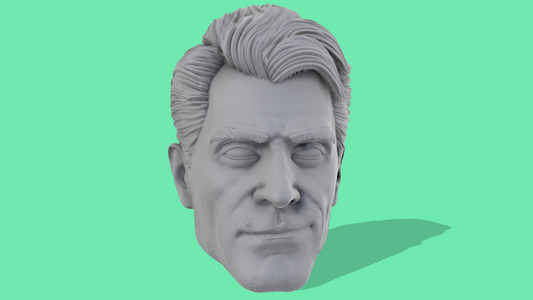 Batman Animated Comic Head Sculpts