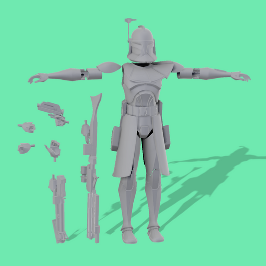 Animated Phase 1 Clone Troopers
