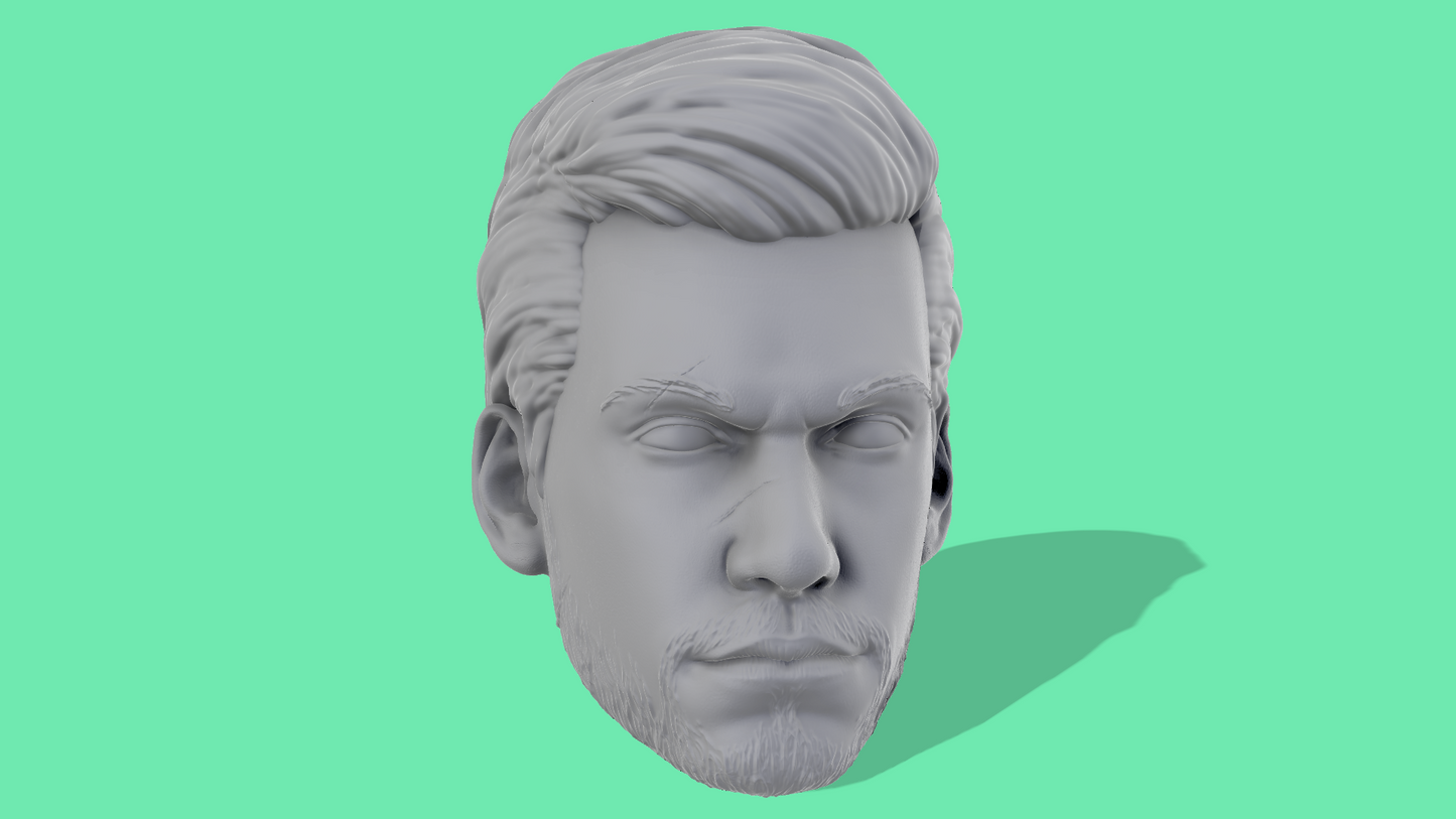 Cal Kestis Head Sculpt