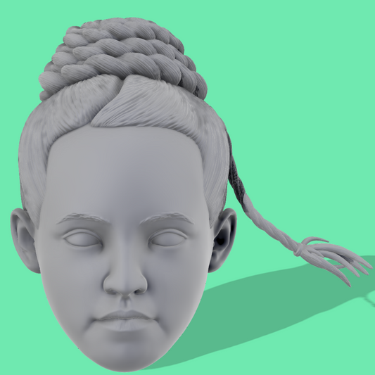 Young Leia Head Sculpt