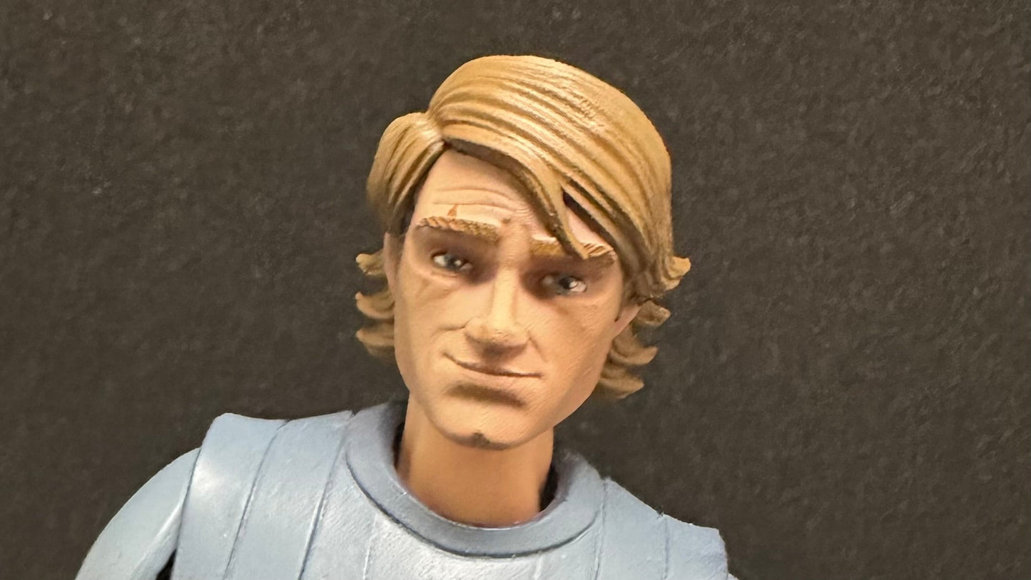 Animated Anakin Clone Wars Head Sculpt
