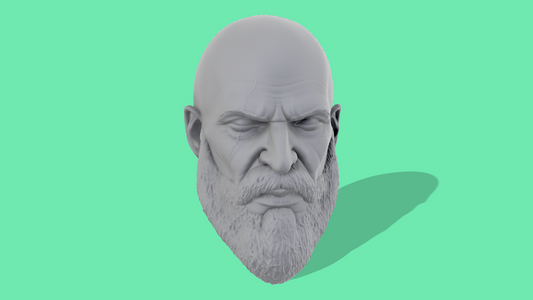 Kratos Head Sculpt