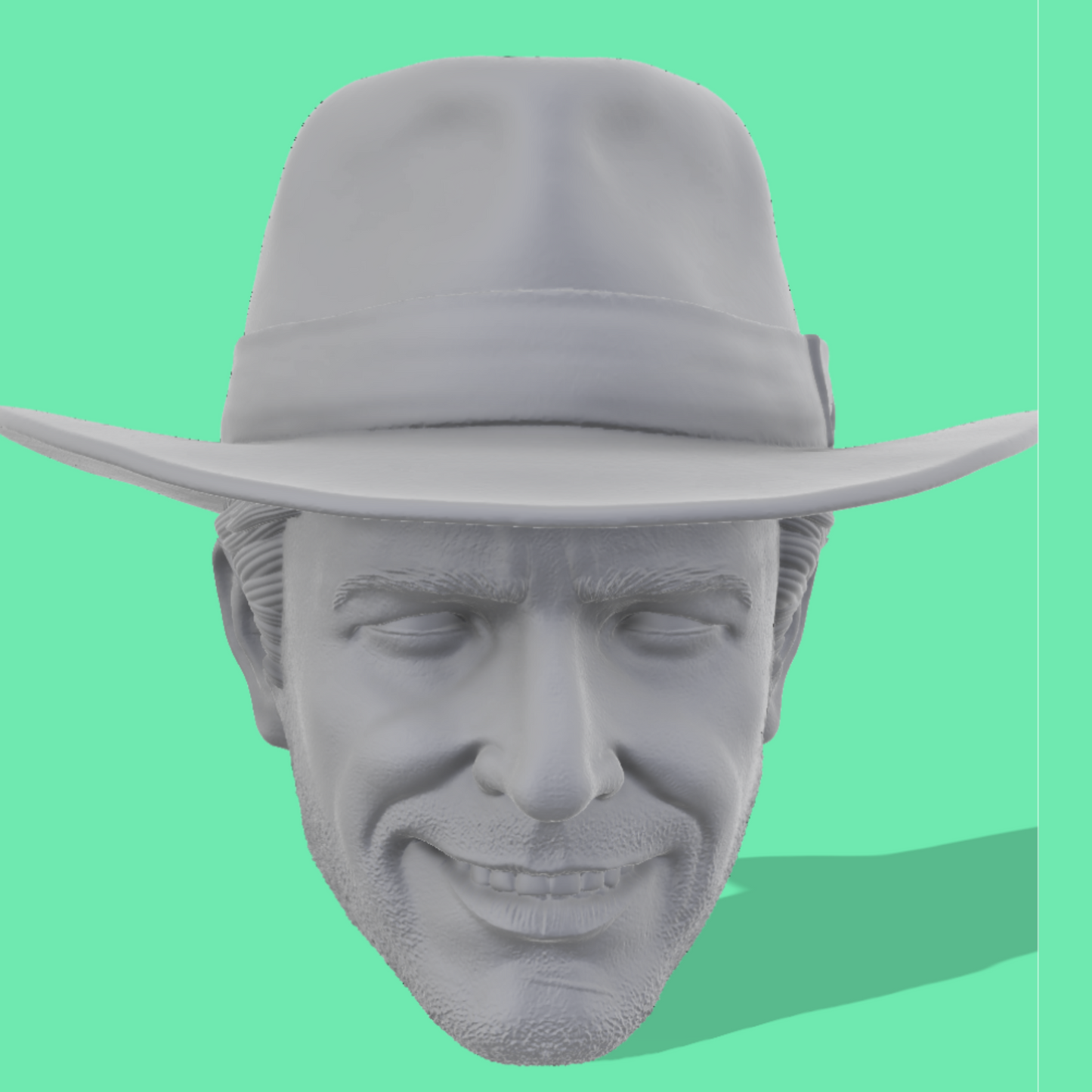 Indiana Jones Head Sculpts