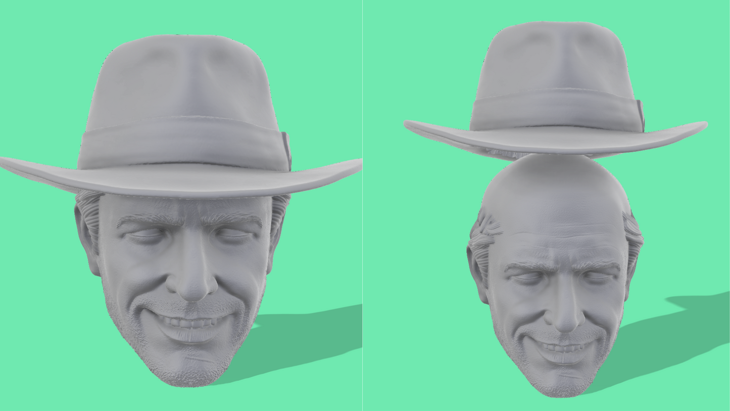 Indiana Jones Head Sculpts