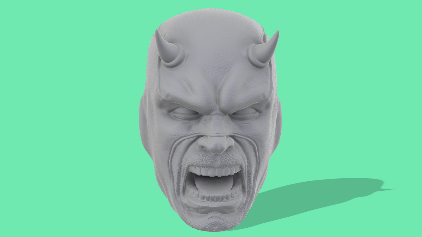 Daredevil Shadowland Head Sculpt