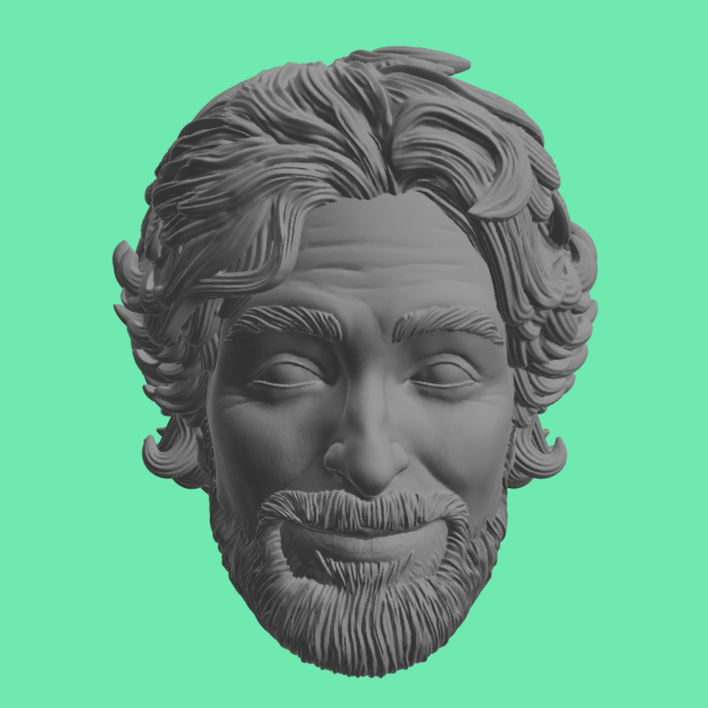 Ezra Realistic Head Sculpts