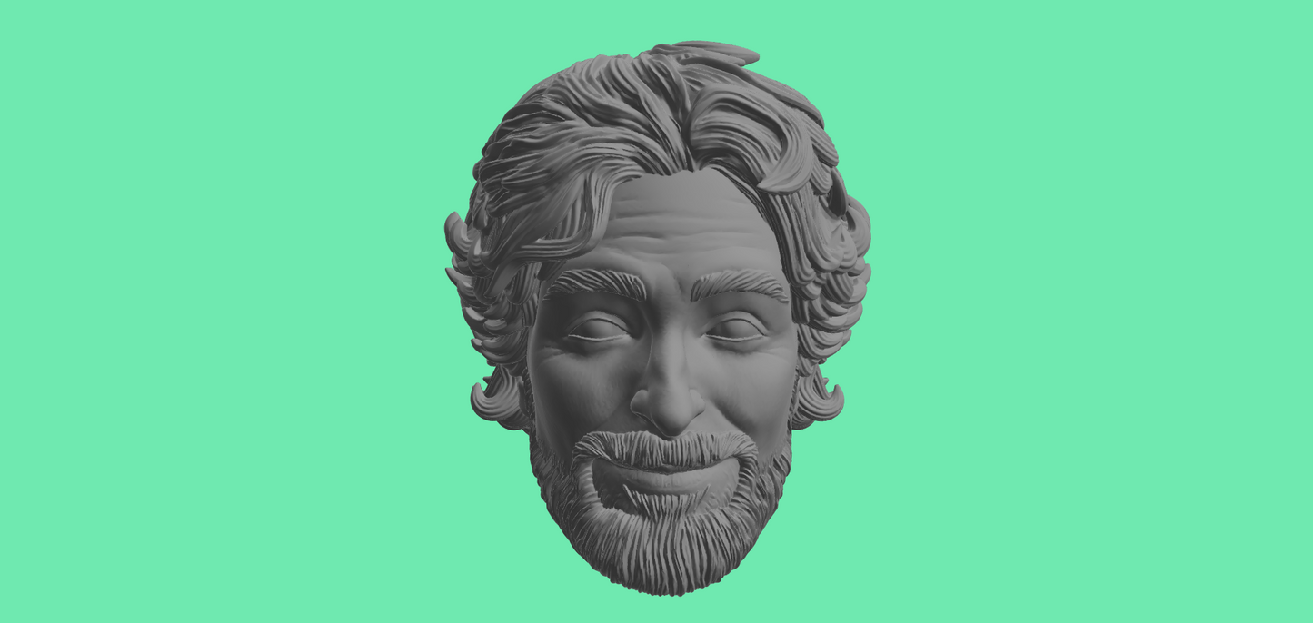 Ezra Realistic Head Sculpts