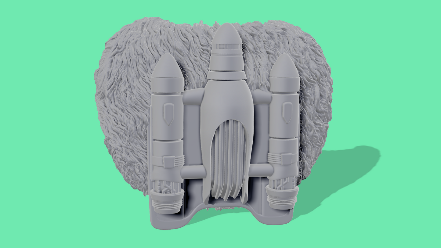 Armorer Jetpack and Fur