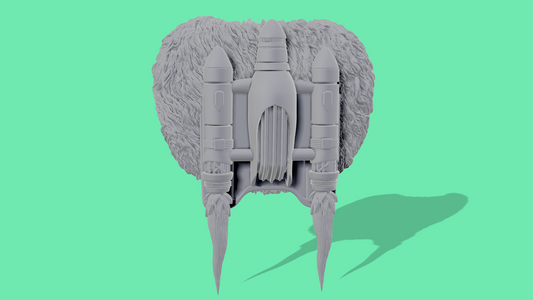 Armorer Jetpack and Fur