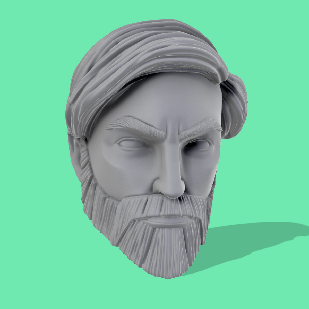 Obi-Wan Kenobi Animated Head Sculpt