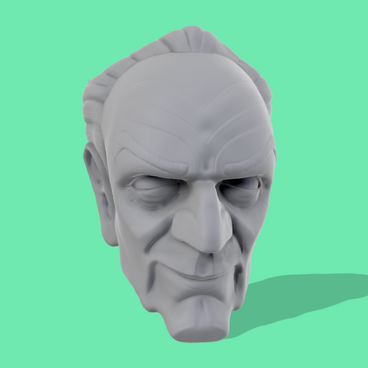Animated Palpatine Head Sculpt