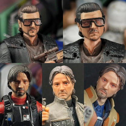 Cassian Andor Head Variants