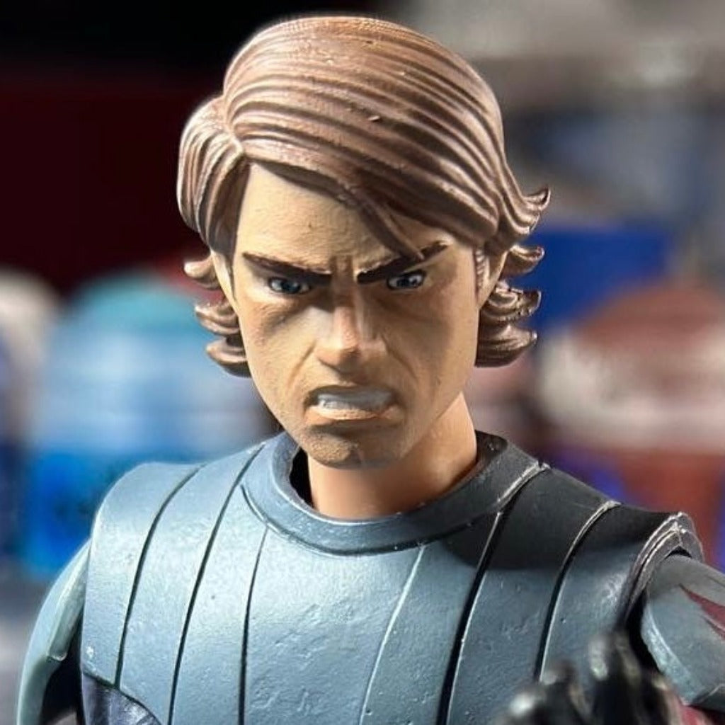 Animated Anakin Clone Wars Head Sculpts