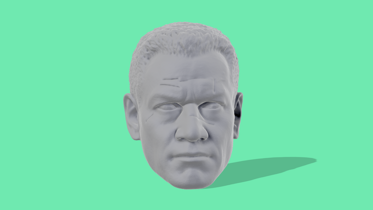 Boba Fett Scarred Head Sculpt