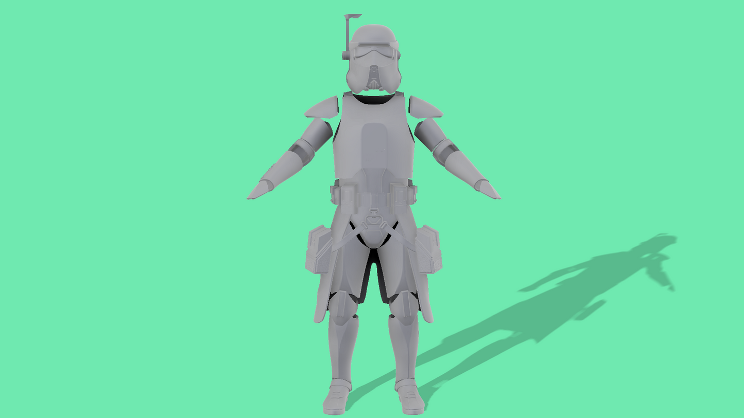 Clone Heavy Gunner Armor