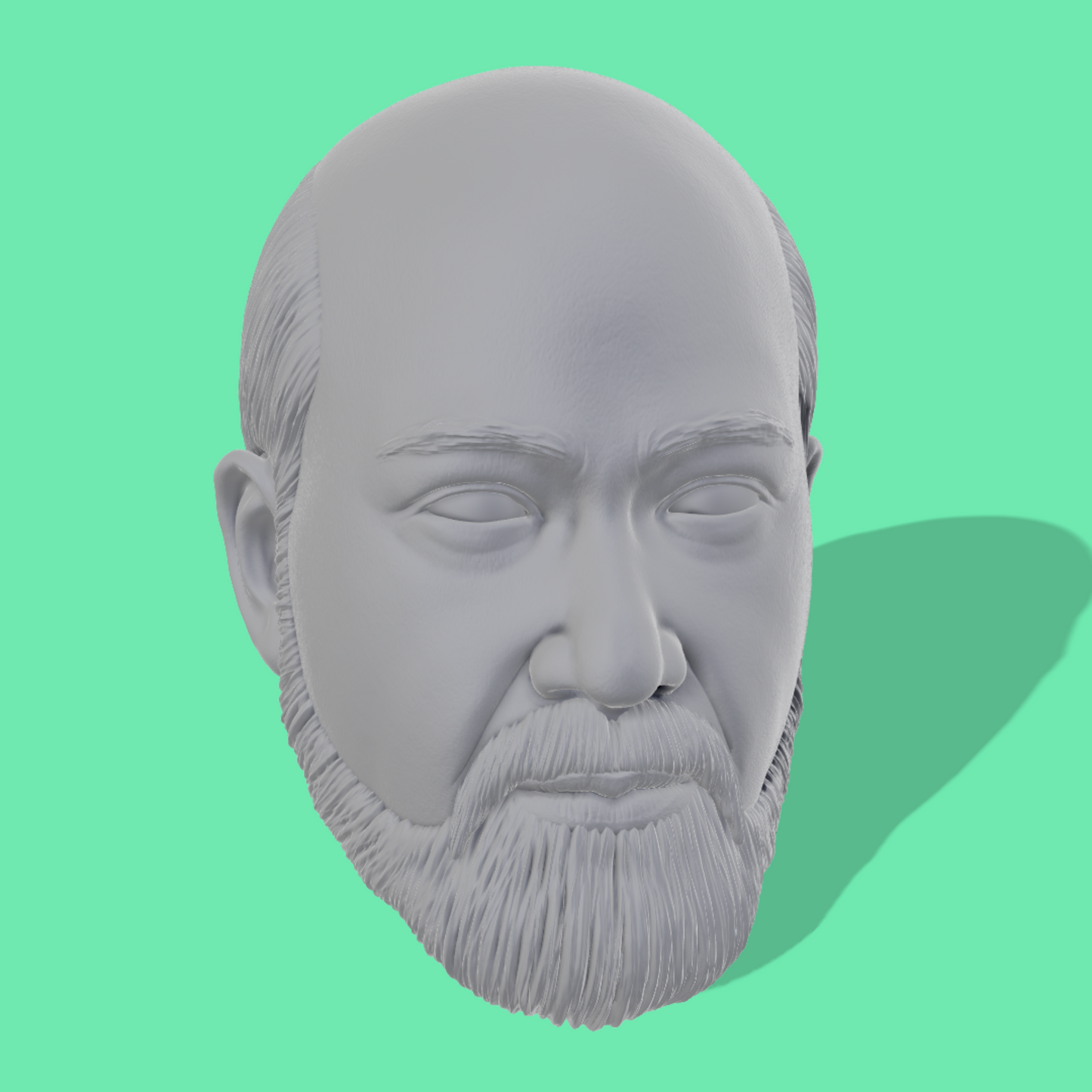 Captain Carson Teva Head Sculpt