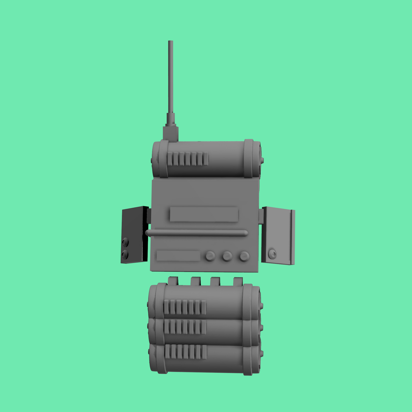 Clone Trooper Backpack Attachments