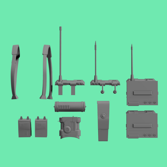 Commander Gree and ROTS Clone Accessories