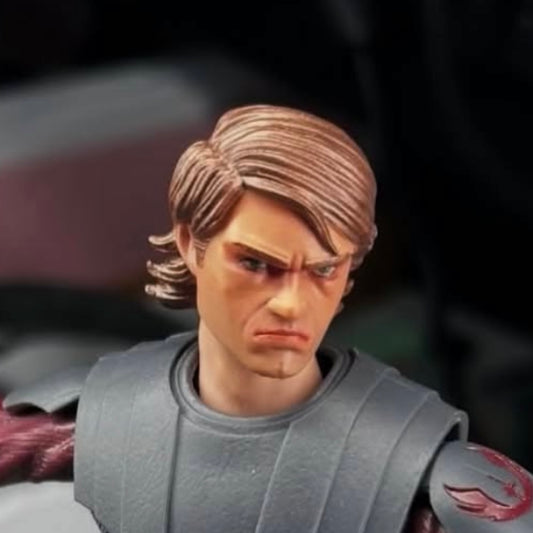 Animated Anakin Clone Wars Head Sculpts