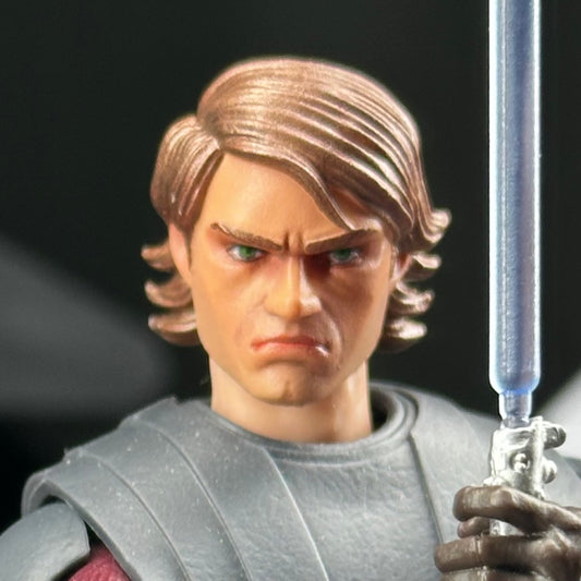 Animated Anakin Clone Wars Head Sculpts