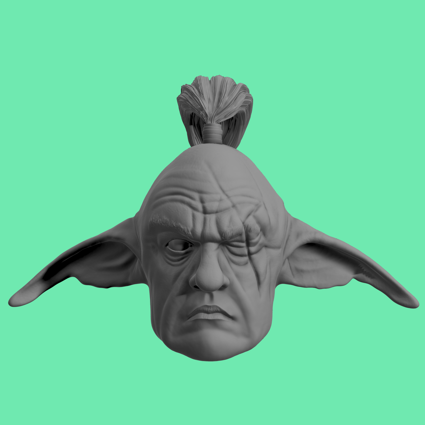 Jedi Master Even Piell and Lightsaber