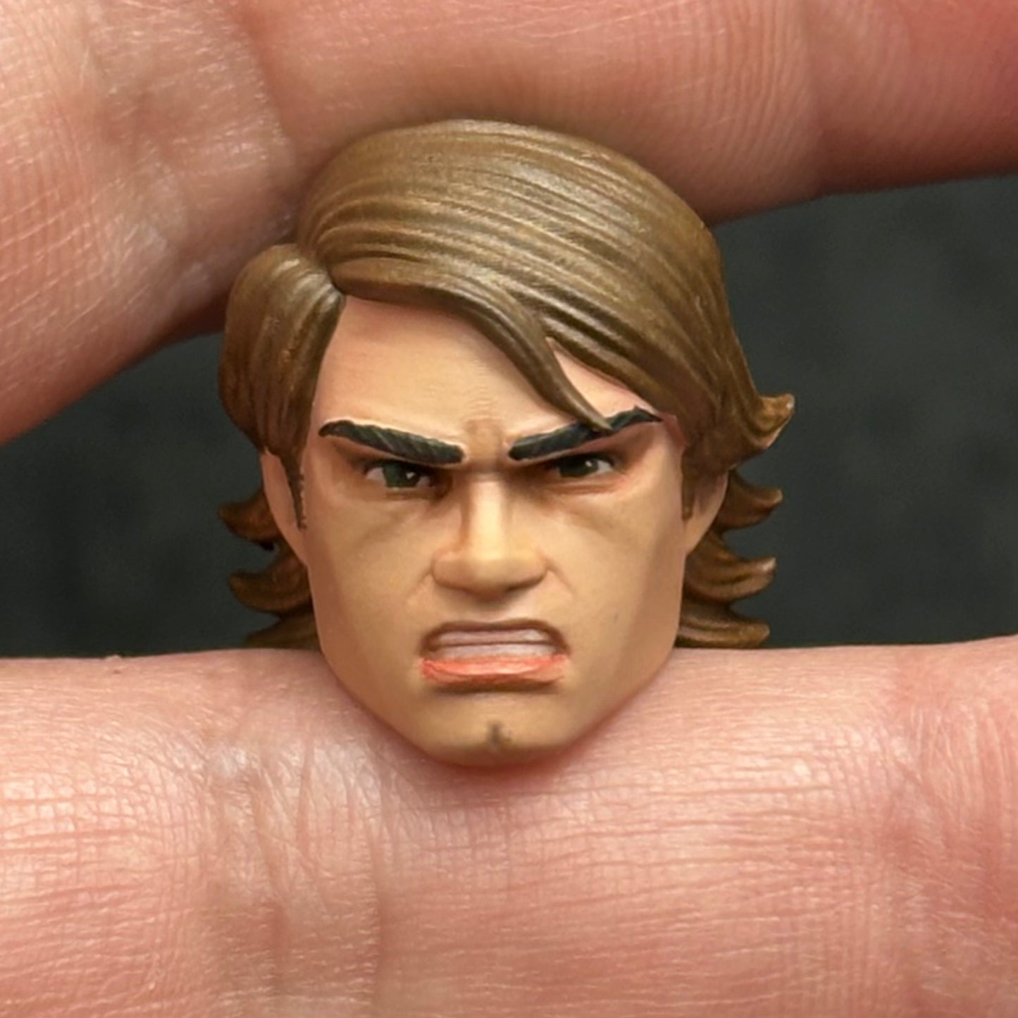 Animated Anakin Clone Wars Head Sculpts