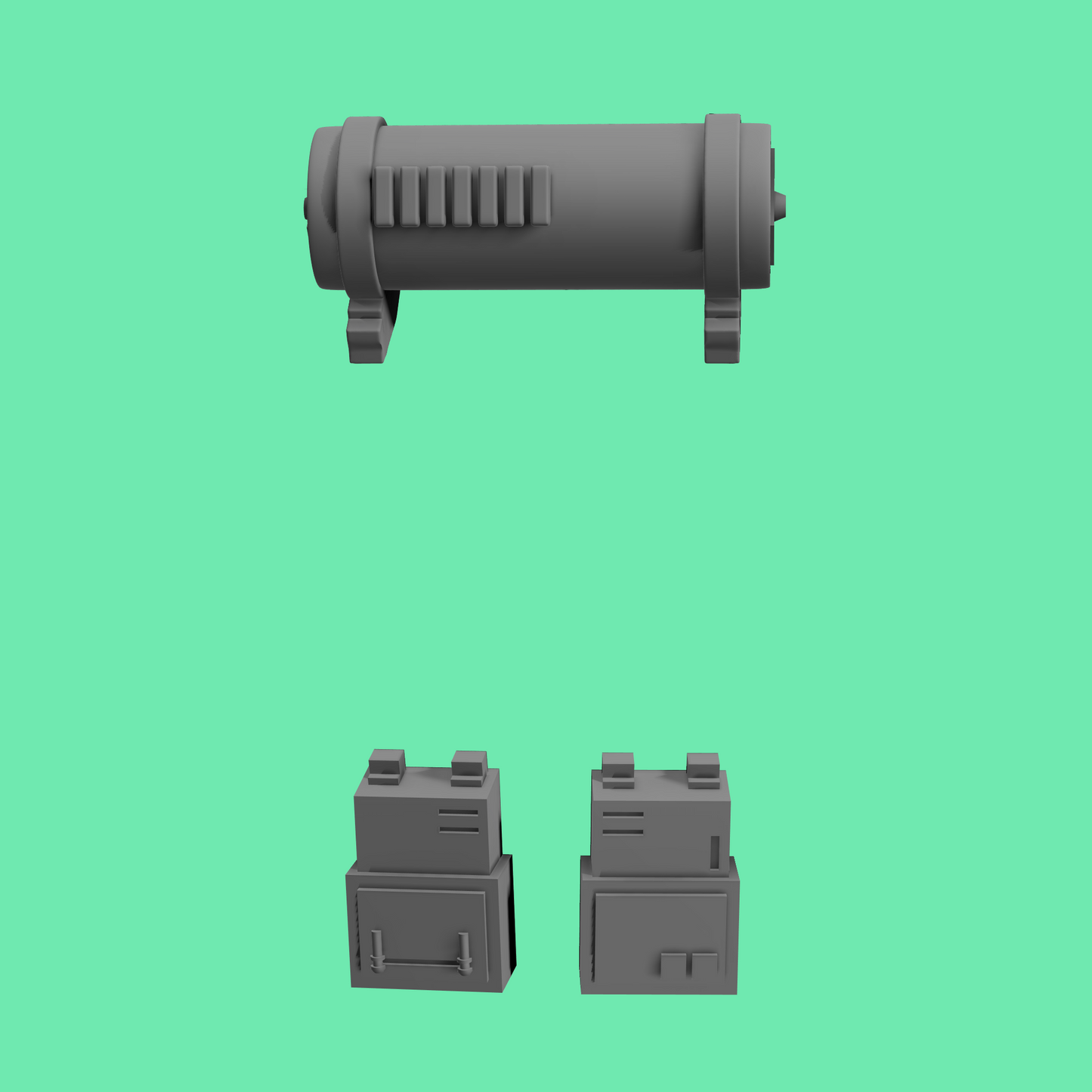 Clone Trooper Backpack Attachments