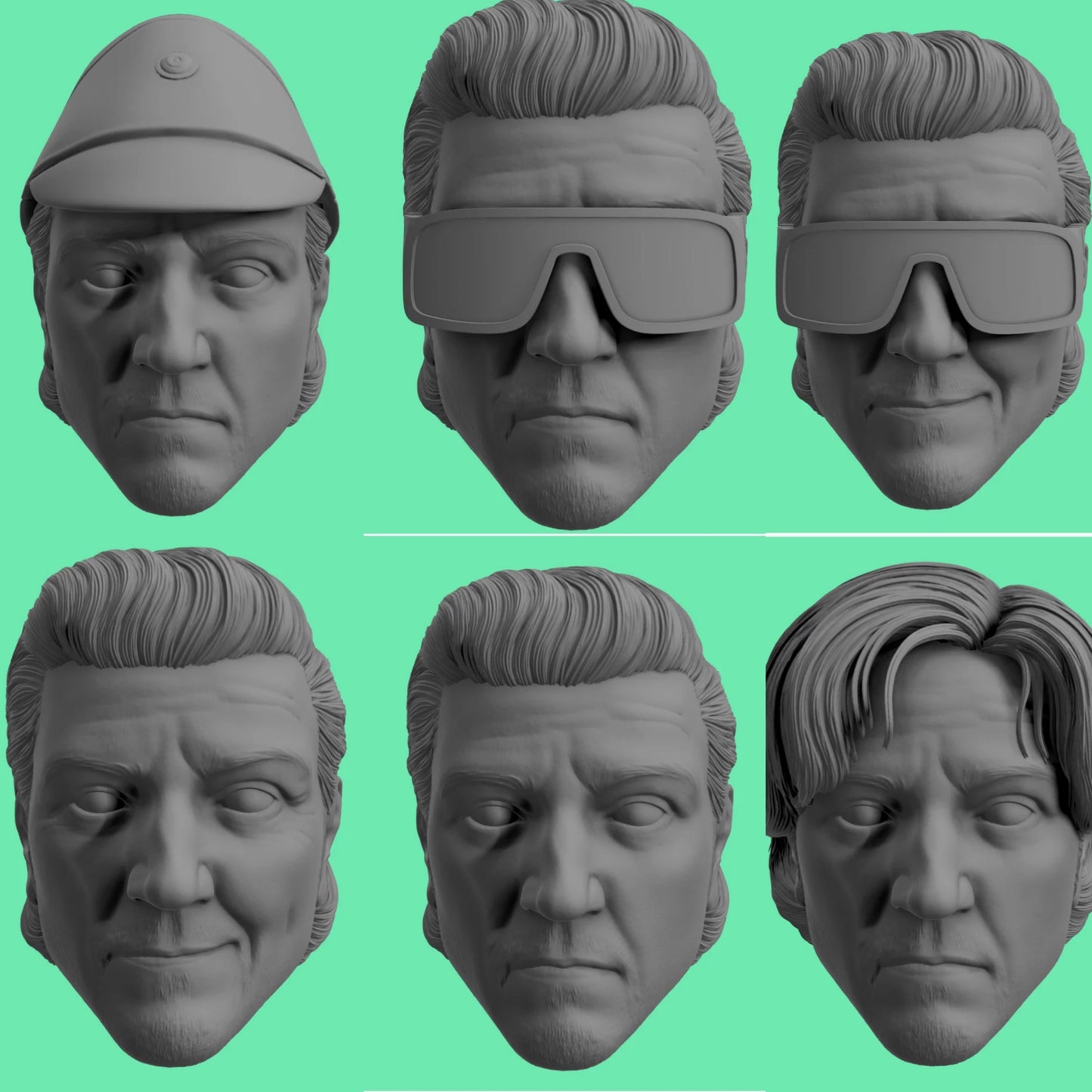 Cassian Andor Head Variants