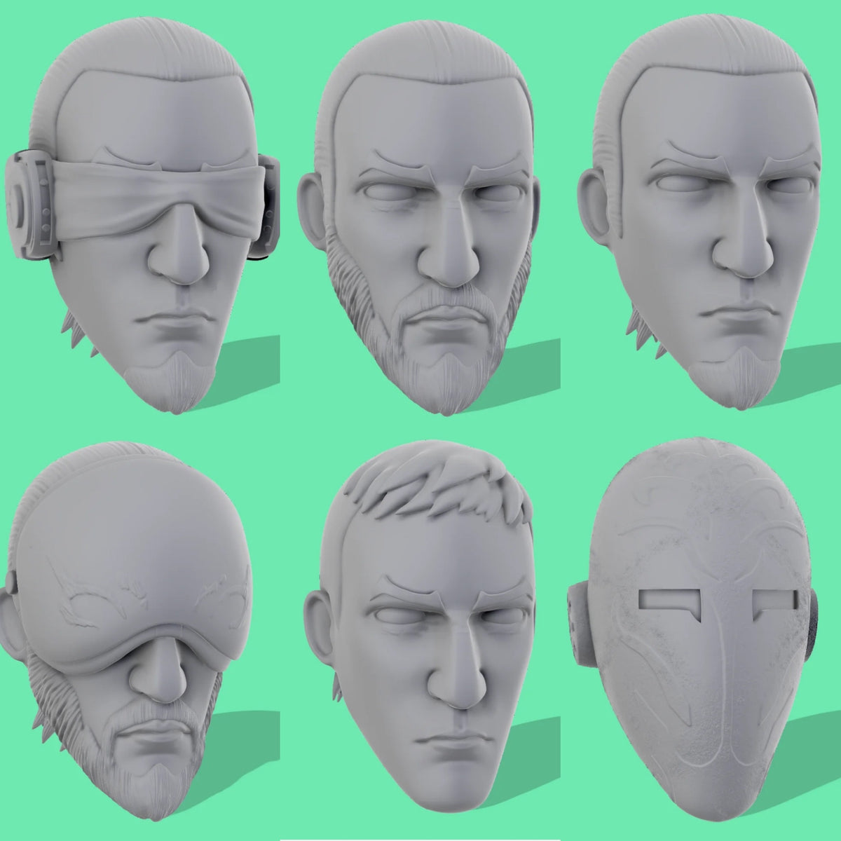 Kanan Jarrus Animated Heads