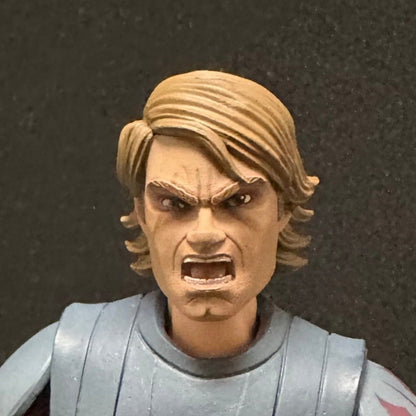 Animated Anakin Clone Wars Head Sculpts