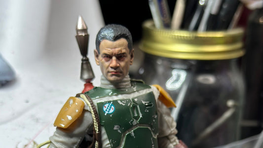 Boba Fett Scarred Head Sculpt