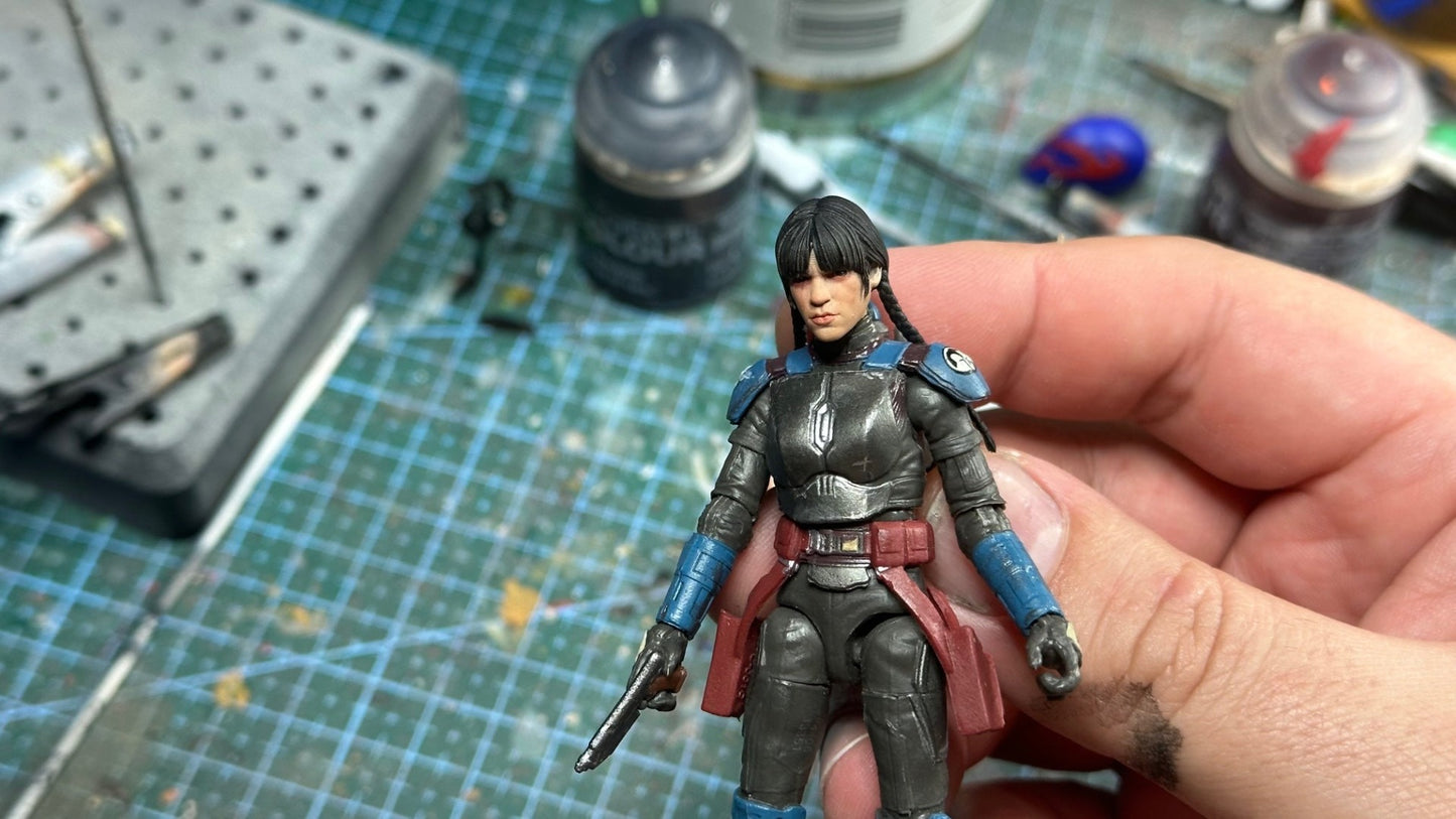 Wednesday Addams Head Sculpt