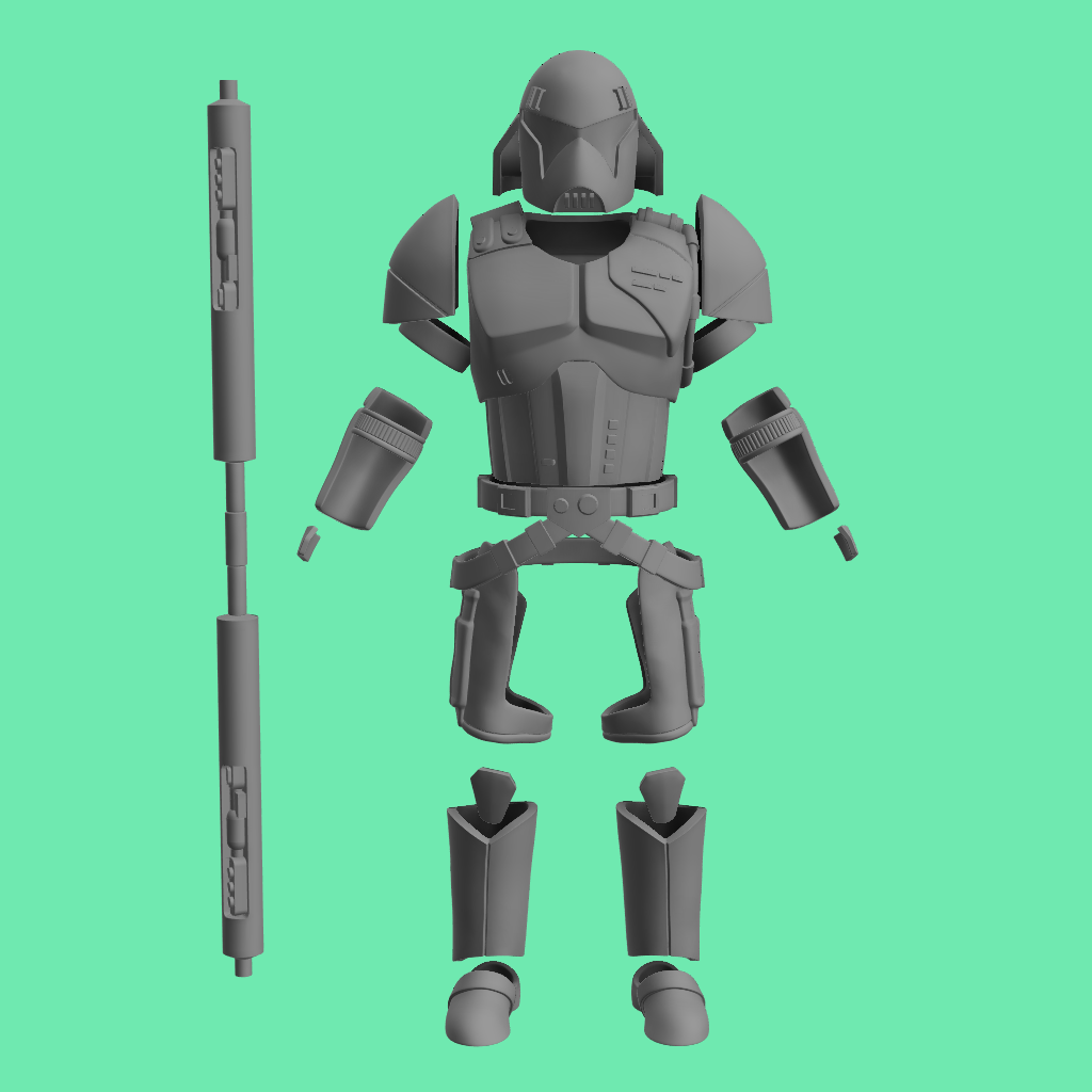 Luke Disguise Imperial Guard (Shadows of the Empire)