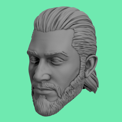 Kanan Jarrus Realistic Head sculpts