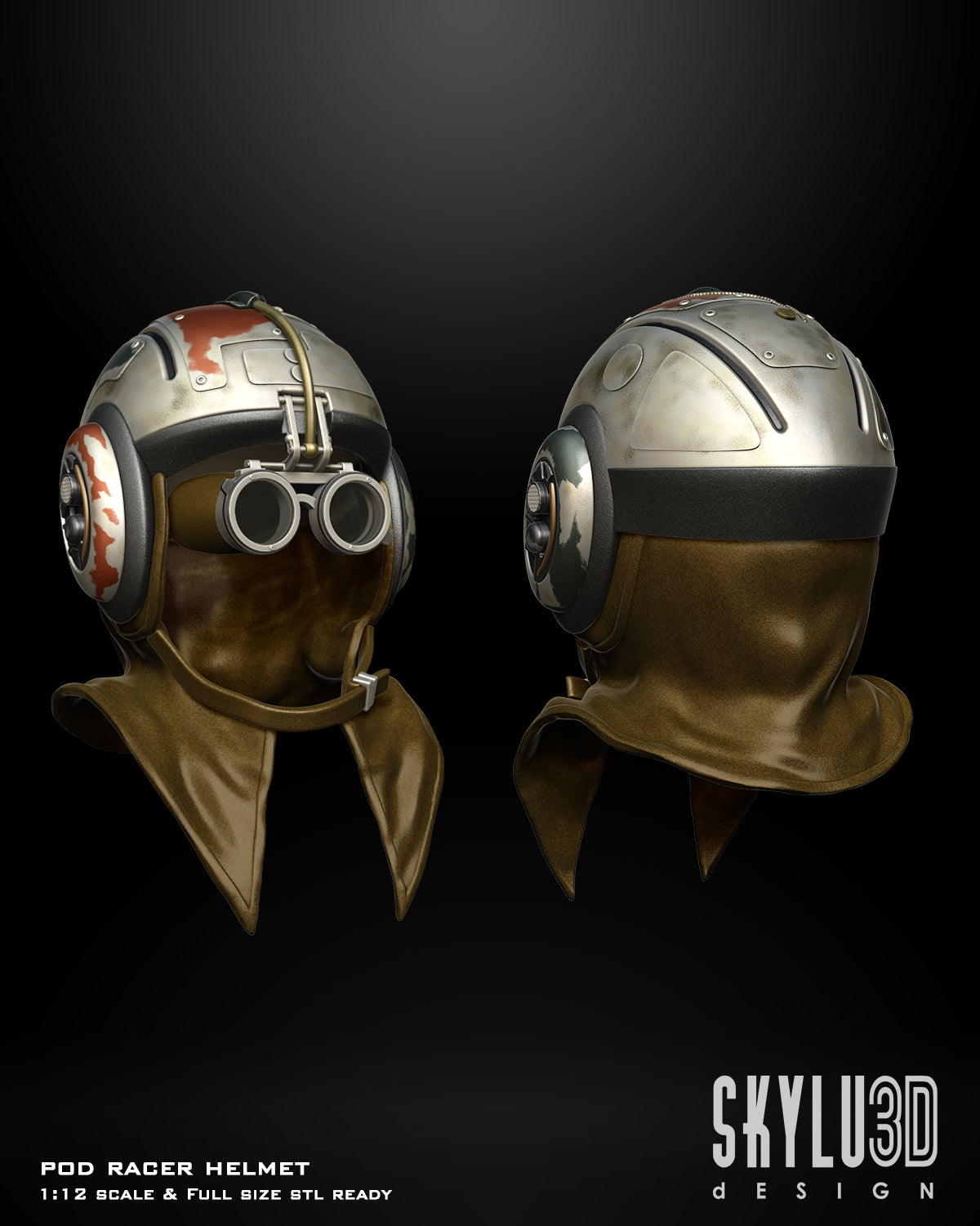 Anakin Pod Racer Helmet – Syndicate Customs Anakin Pod Racer Helmet – Syndicate Customs