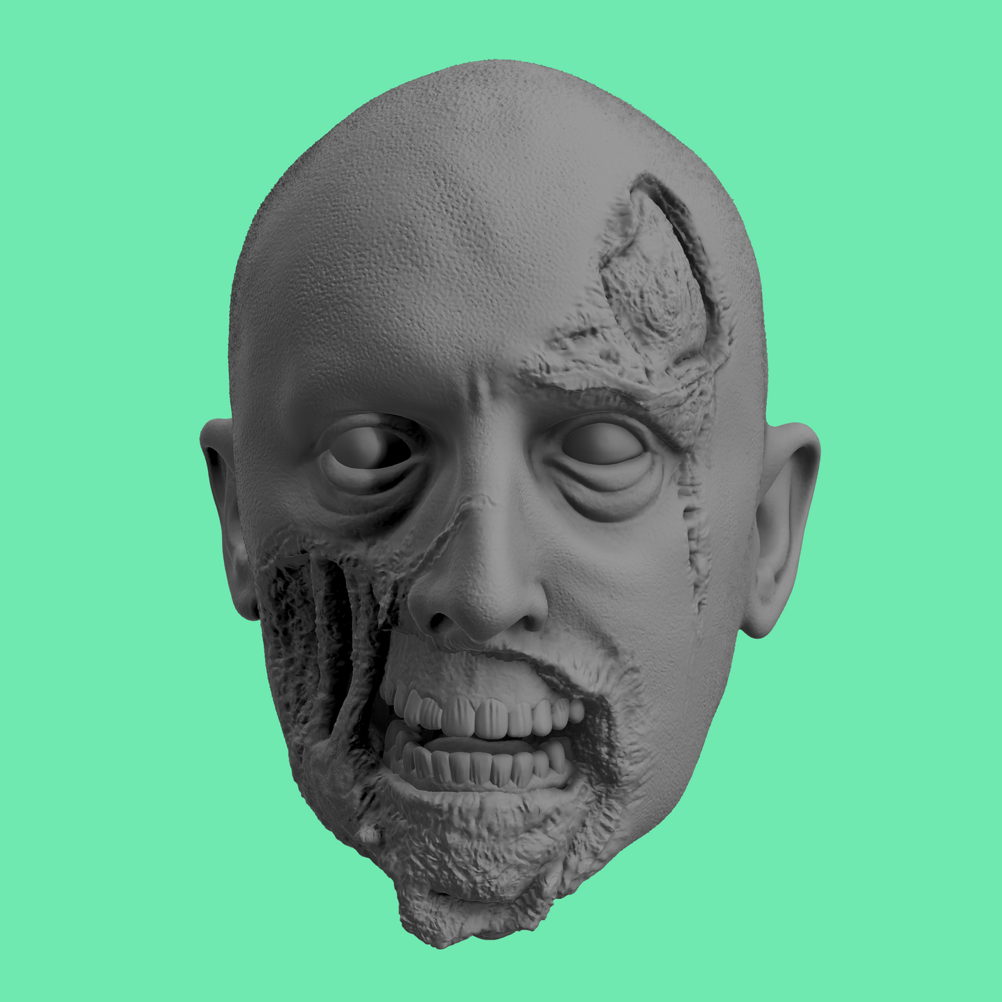 Resident Evil 2 Zombie Heads